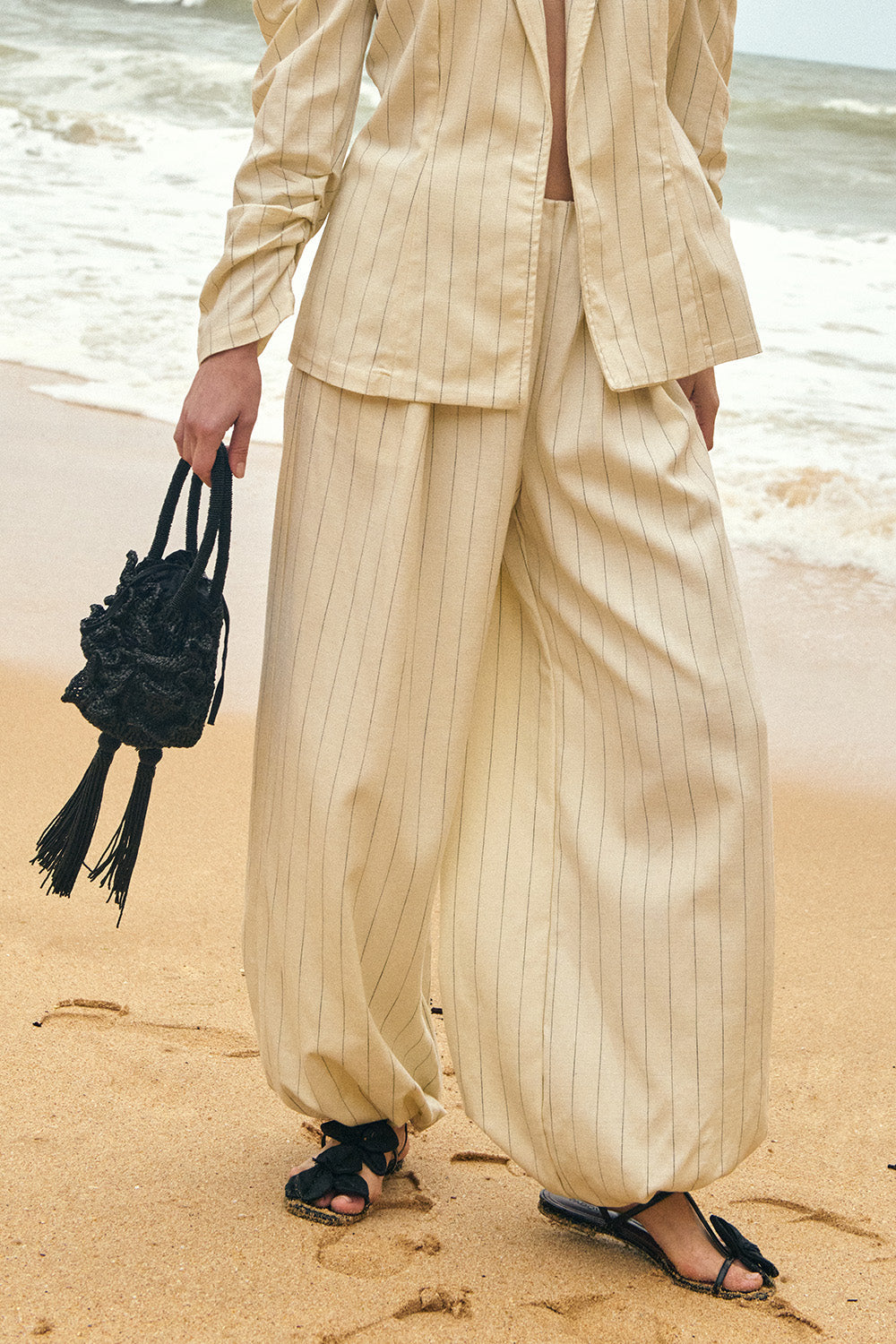 Cabo Pants Natural Stripes