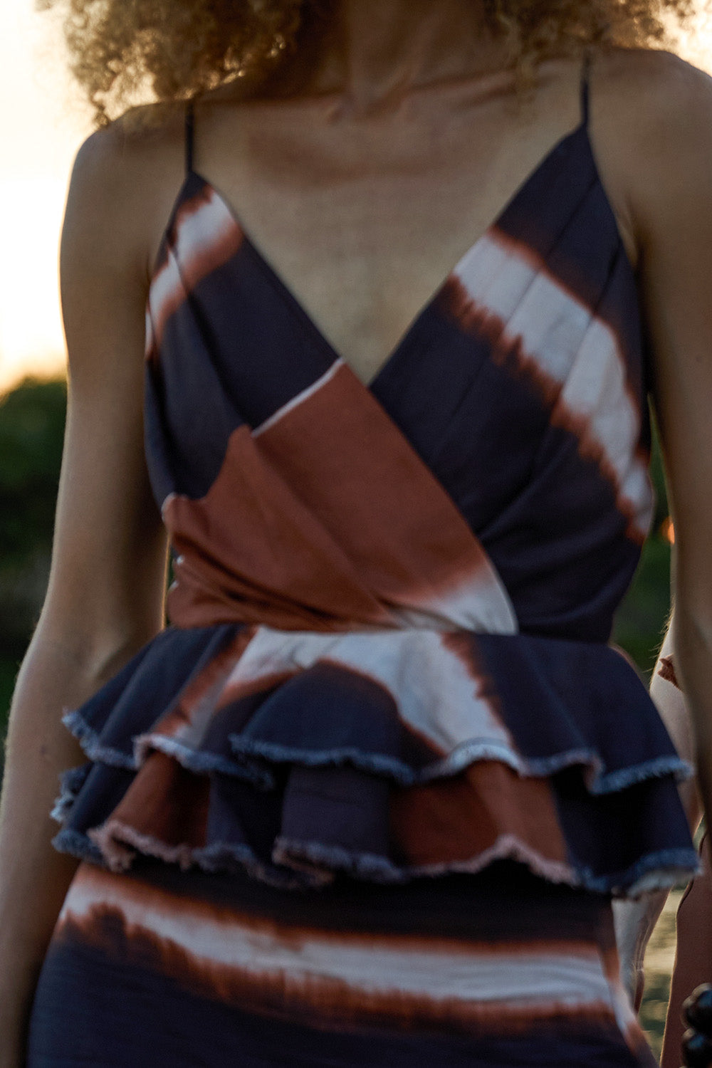 Sumatra Blouse Natural Terracotta