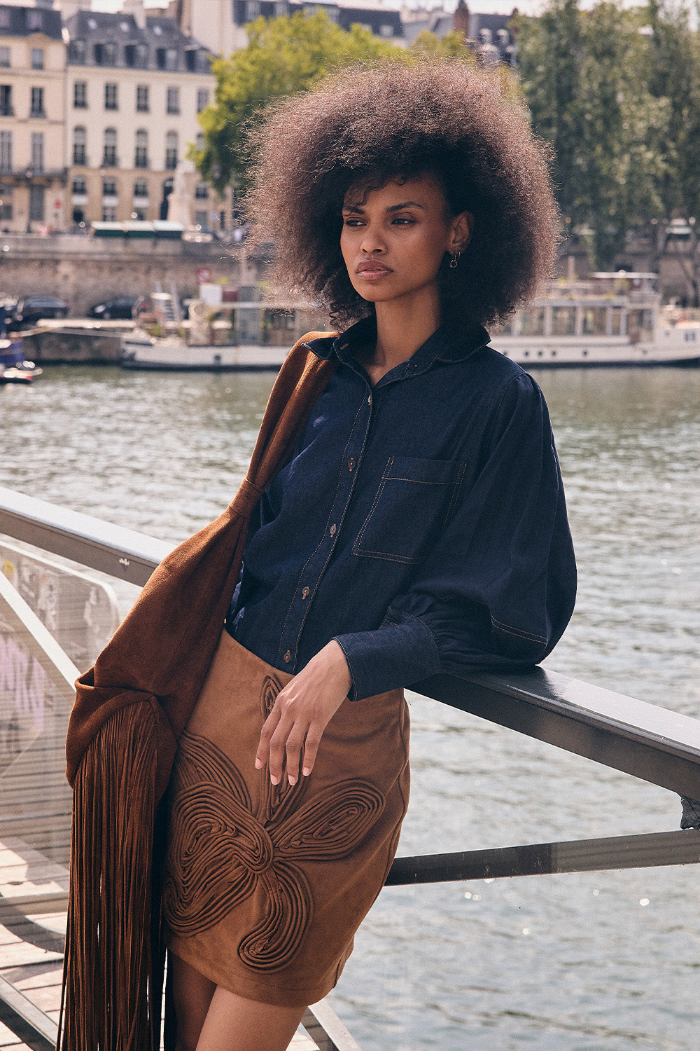 Camisa Mara - Azul marino