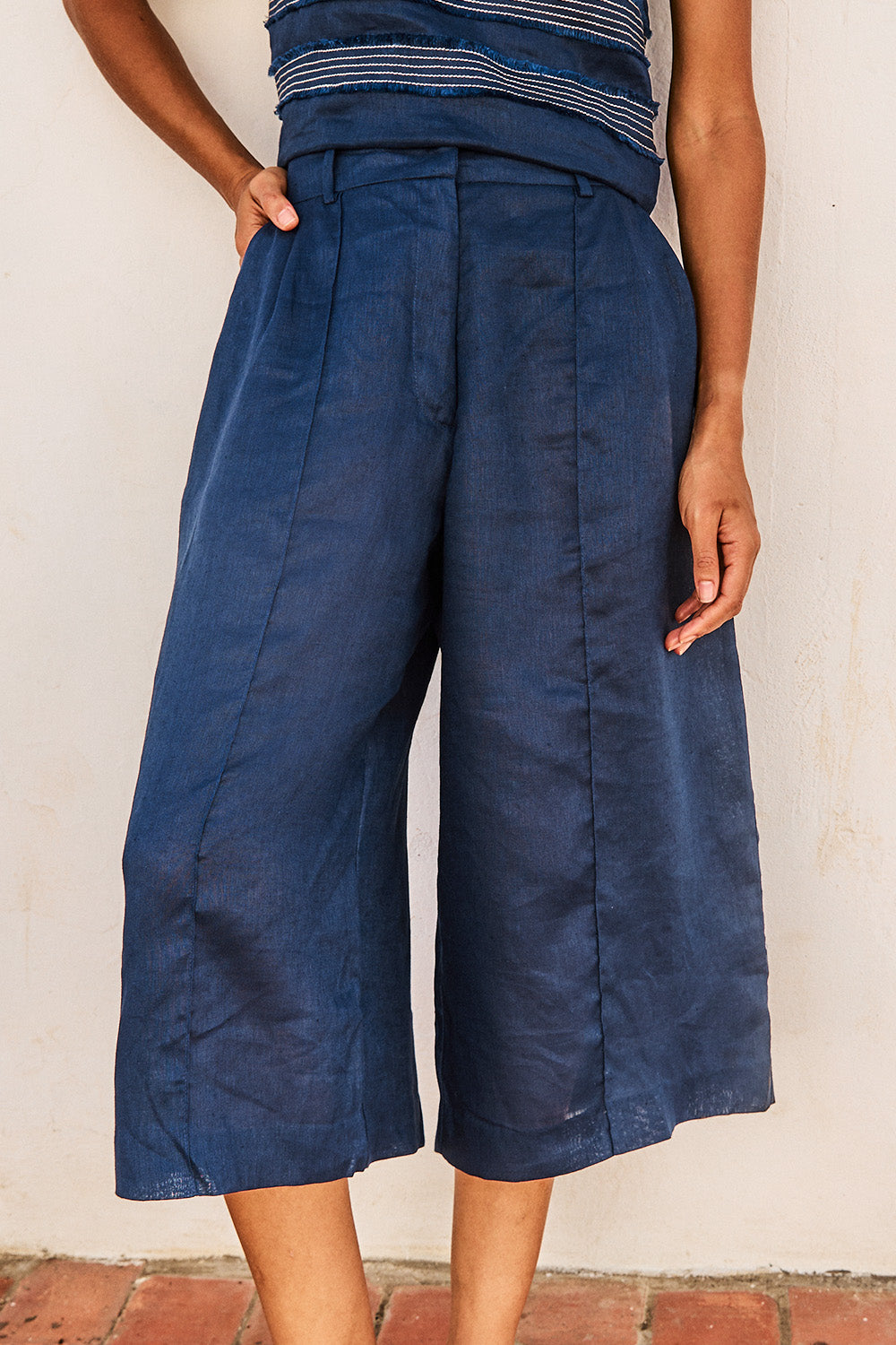 Isla Pants Navy Blue