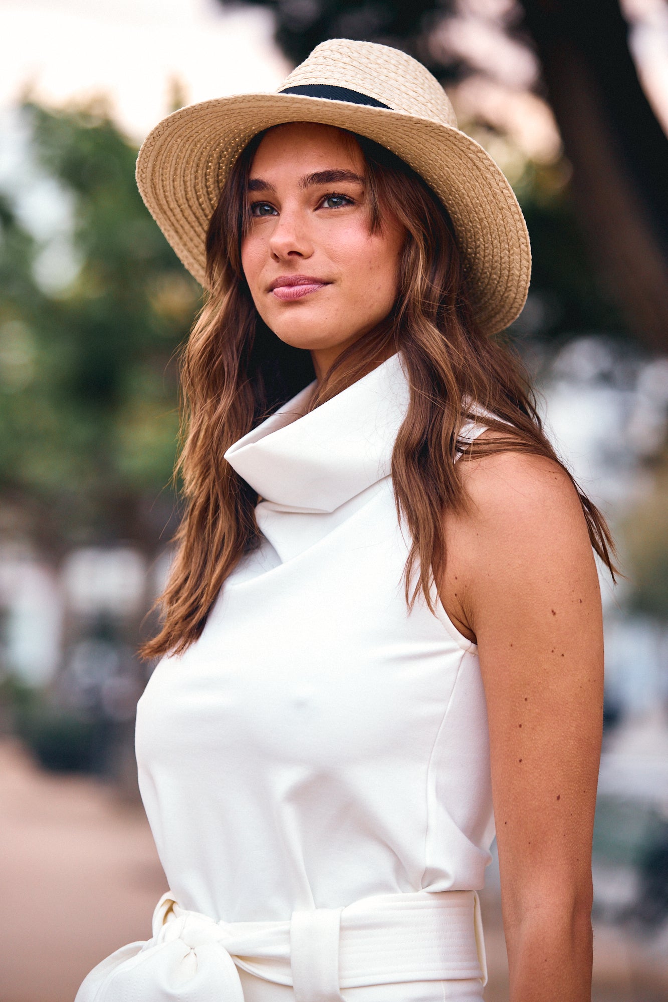 Noche de Lirios Blouse - Natural