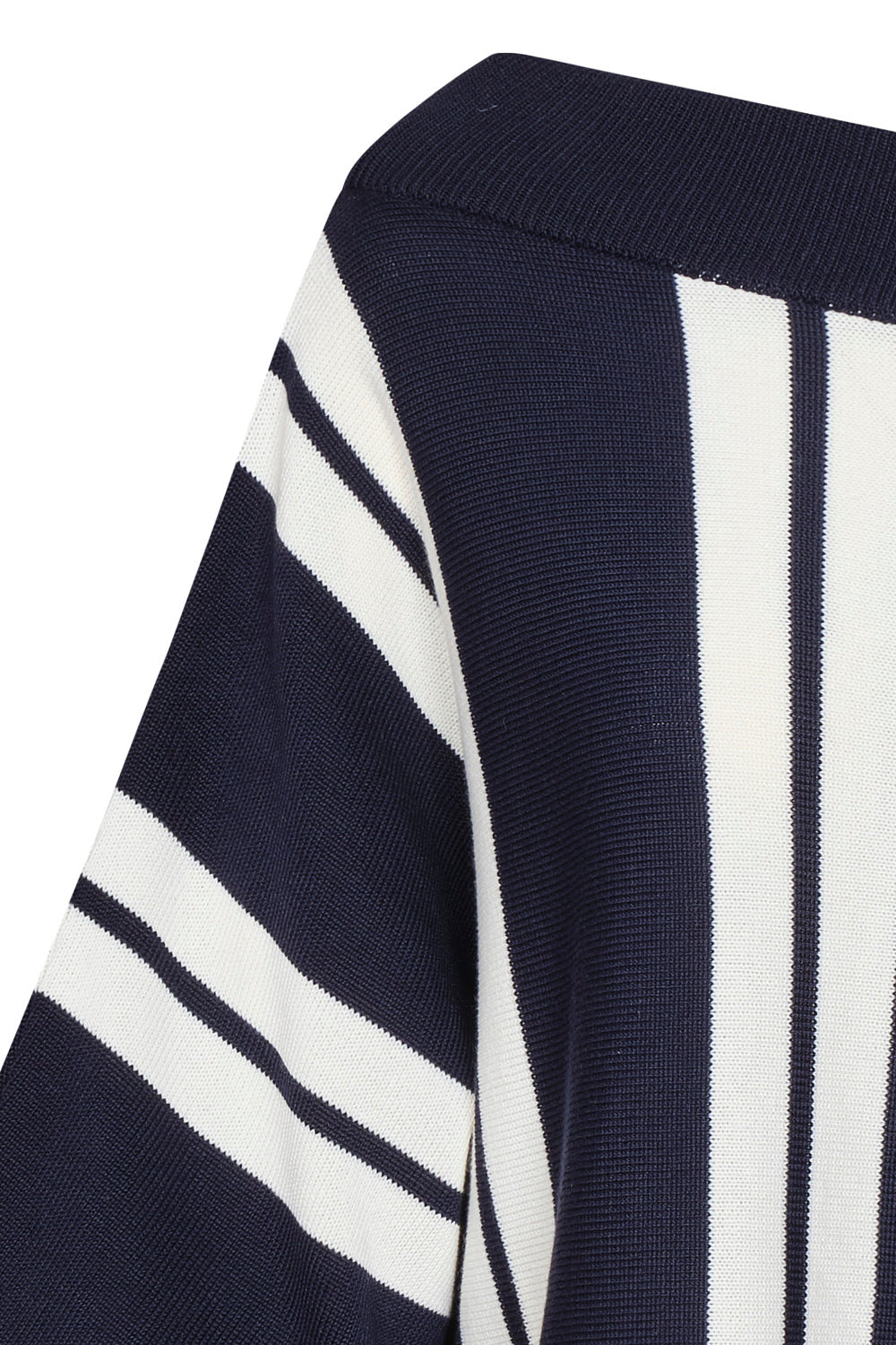 Blair Blouse Ivory Navy