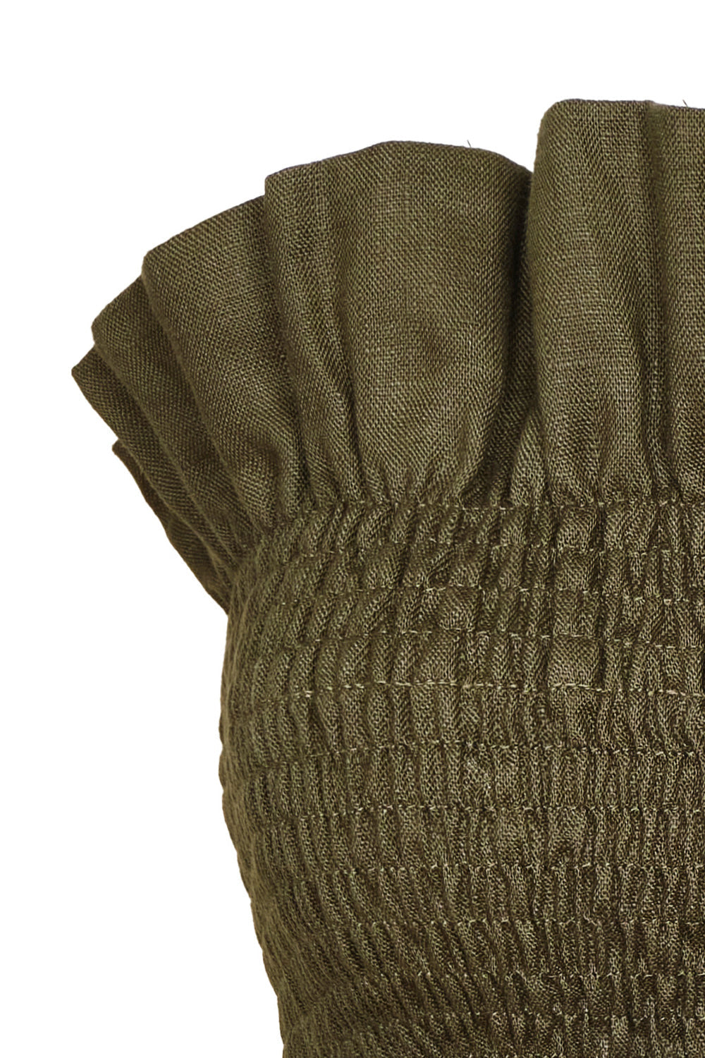 Caracola Crop Top Olive Green