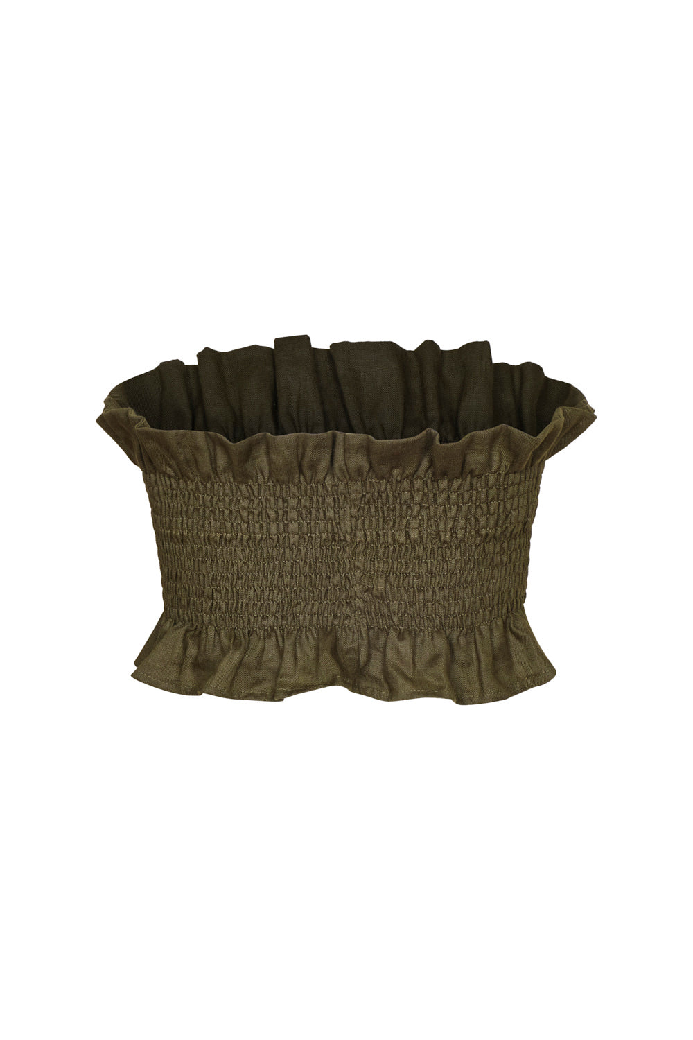 Caracola Crop Top Olive Green