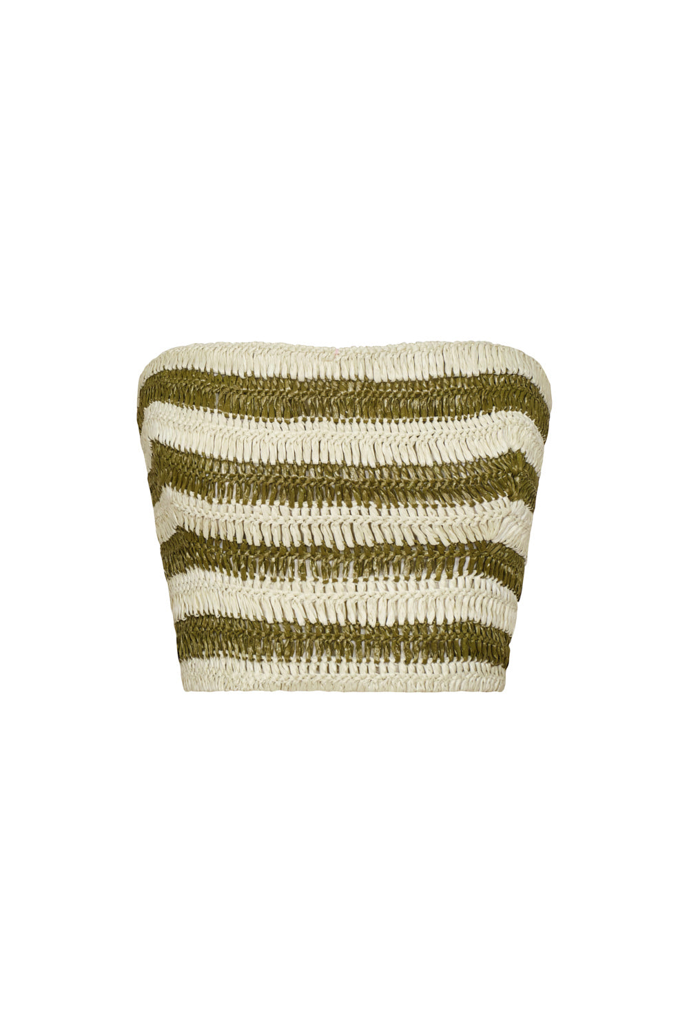 Memorias Crop Top Natural Green