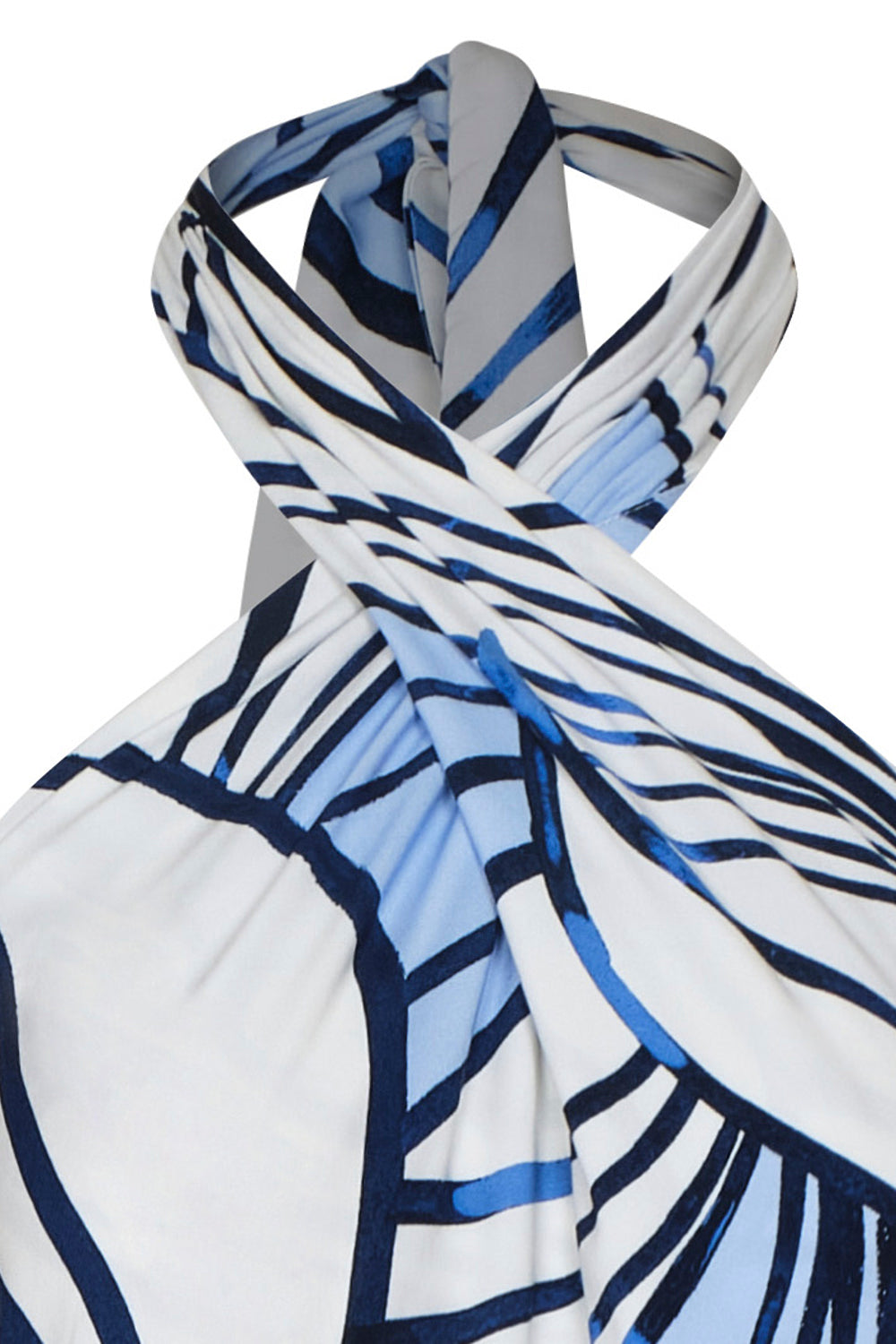 Filosofia del Arte Dress Ivory Blue