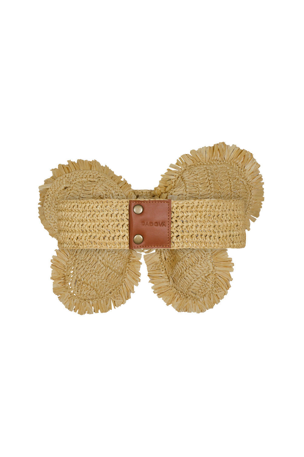 Orquidea Mia Belt Cream Raffia