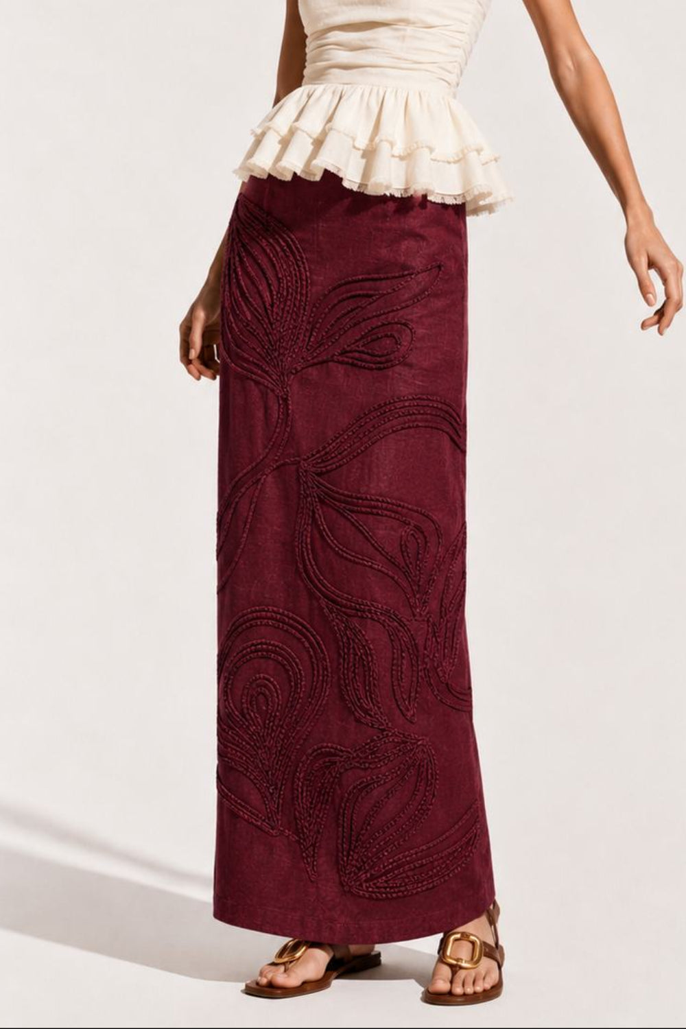 Costa Grata Skirt Burgundy