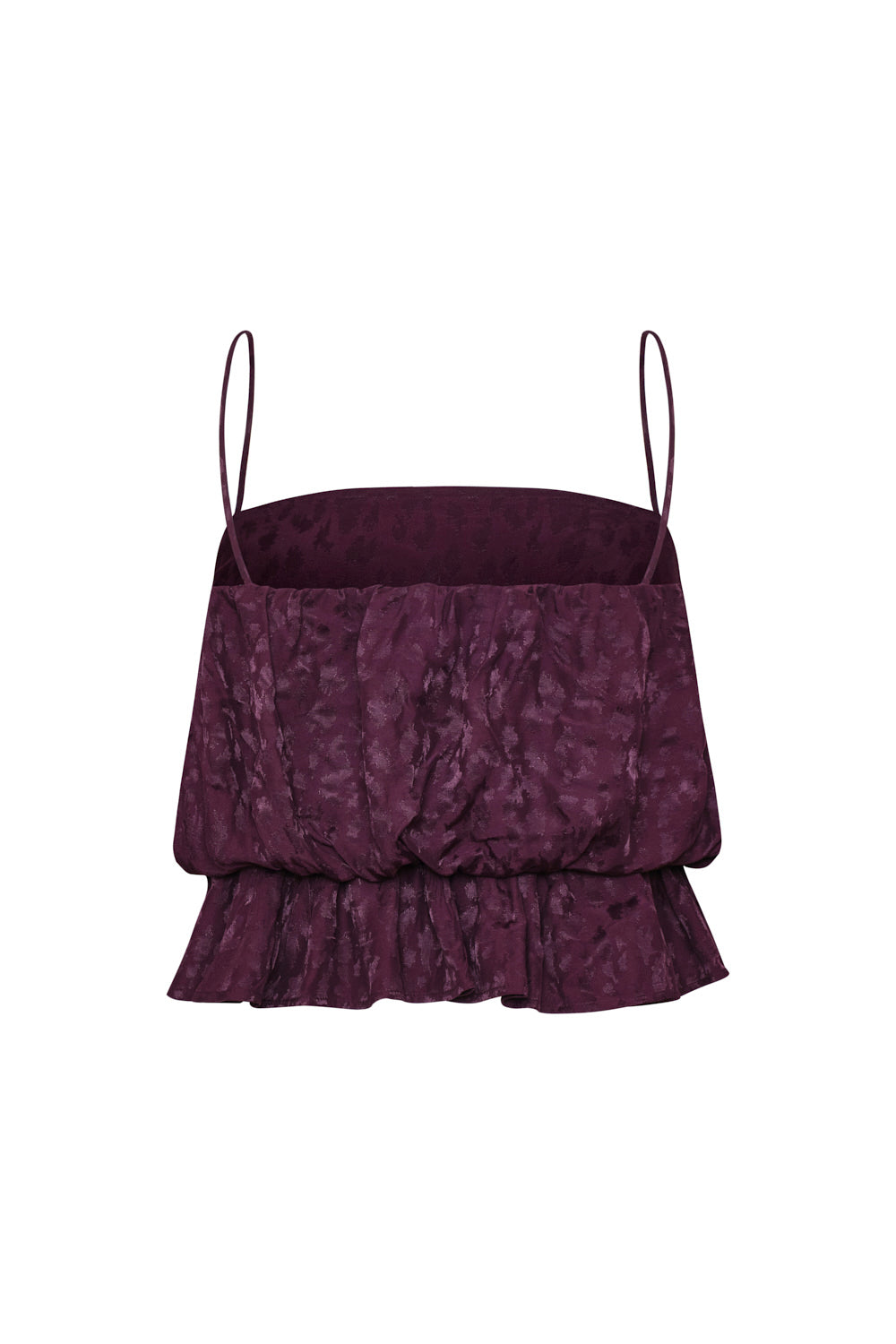 Lunel Crop Top Dark Purple
