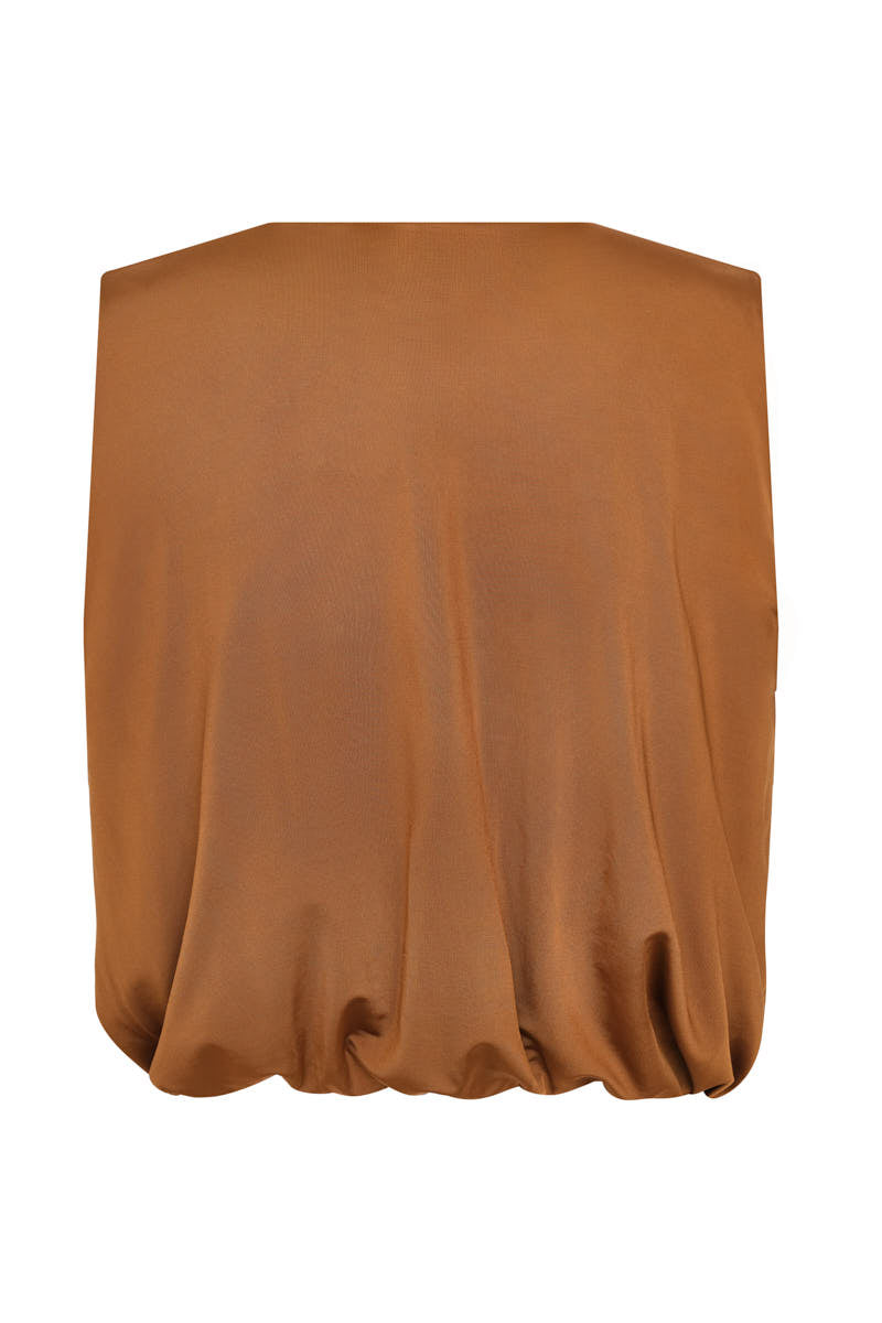 Aria Blouse Tobbaco