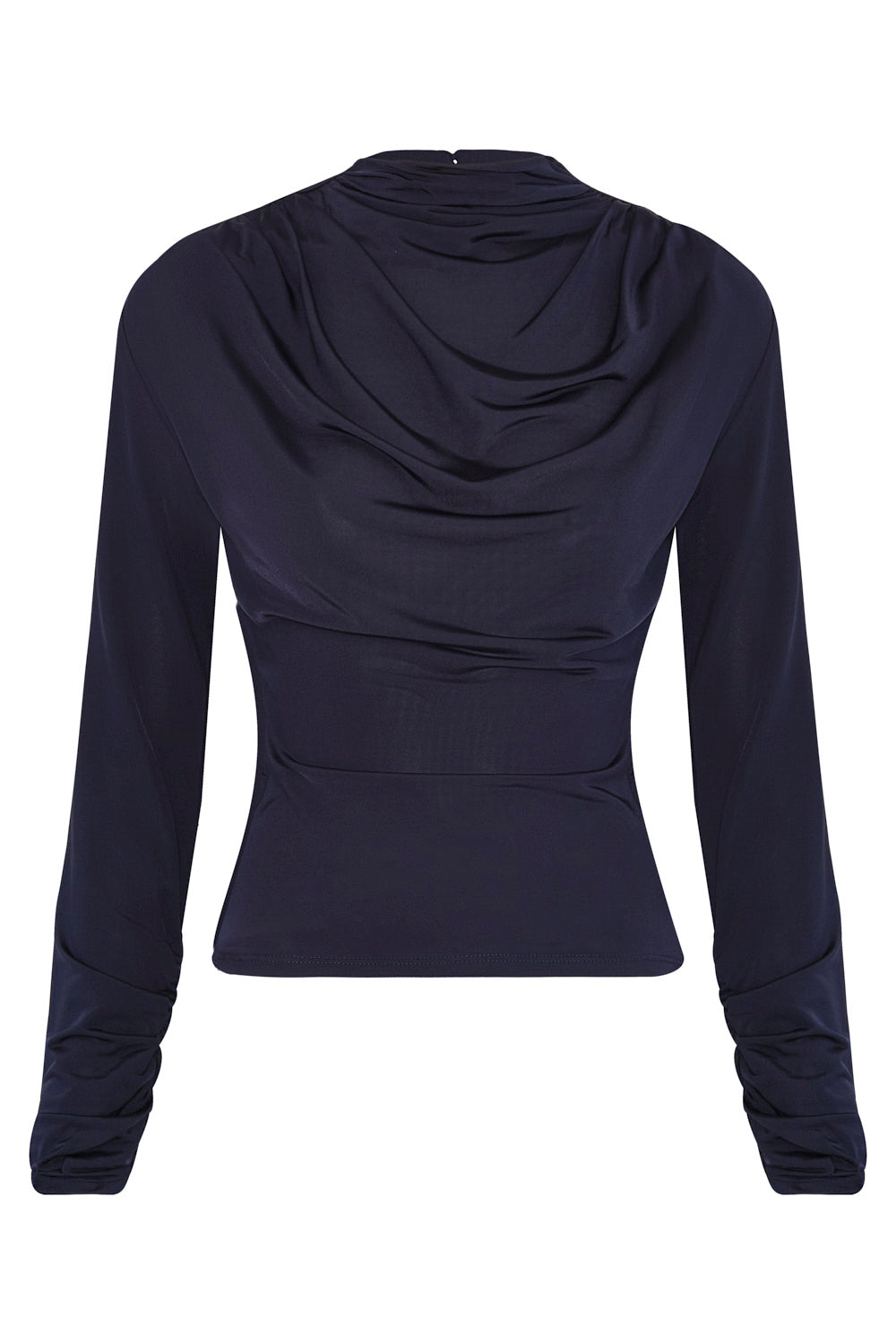 Lotus Blouse Navy Blue