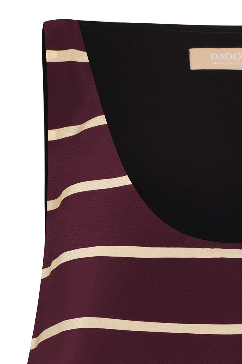 Galicia Crop Top Dark Purple