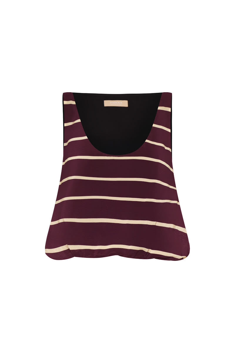 Galicia Crop Top Dark Purple