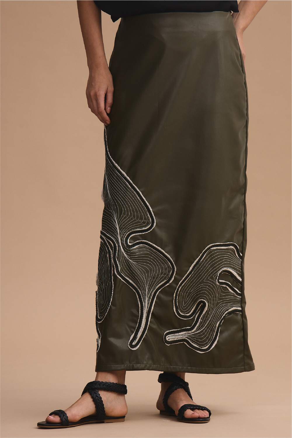 Gardenia Skirt Olive Green
