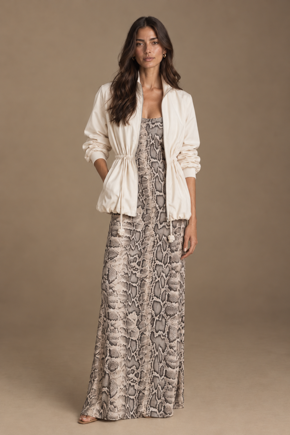 Hojarasca Dress Animal Print