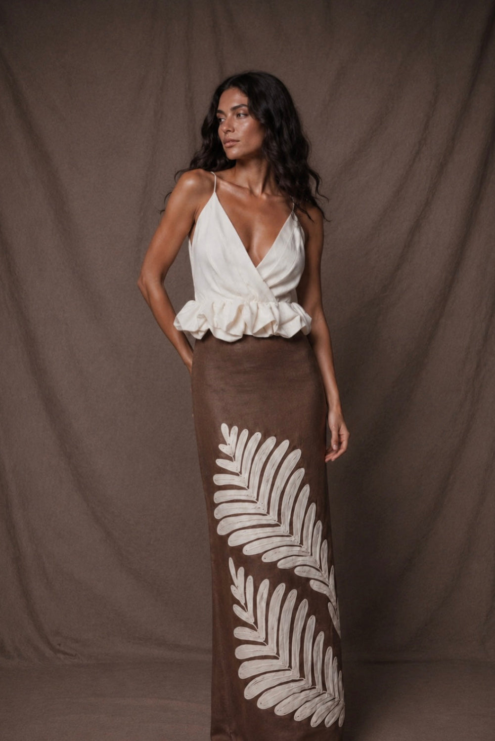 Marbella Skirt Brown