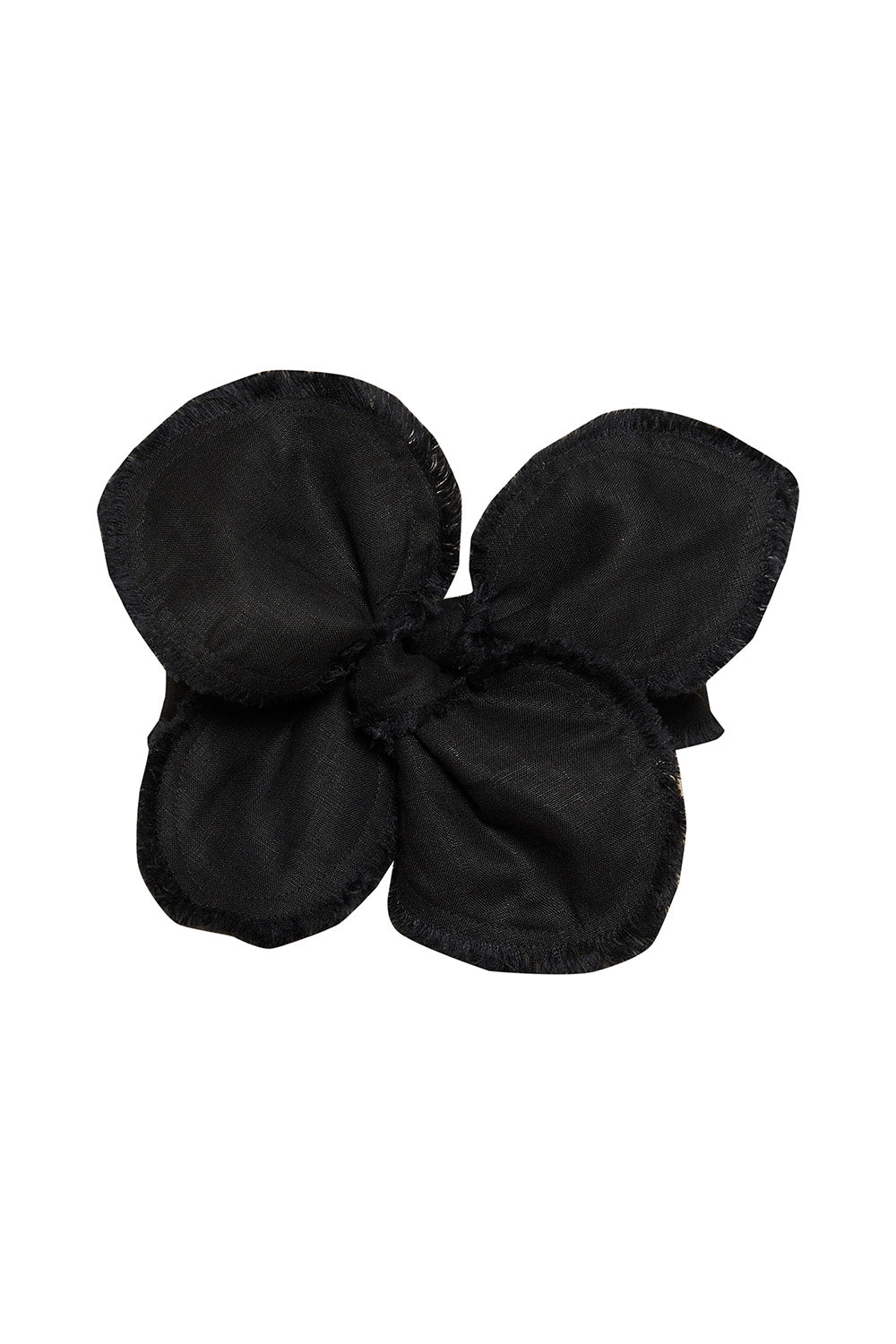 Orquidea Mia Belt Black Linen