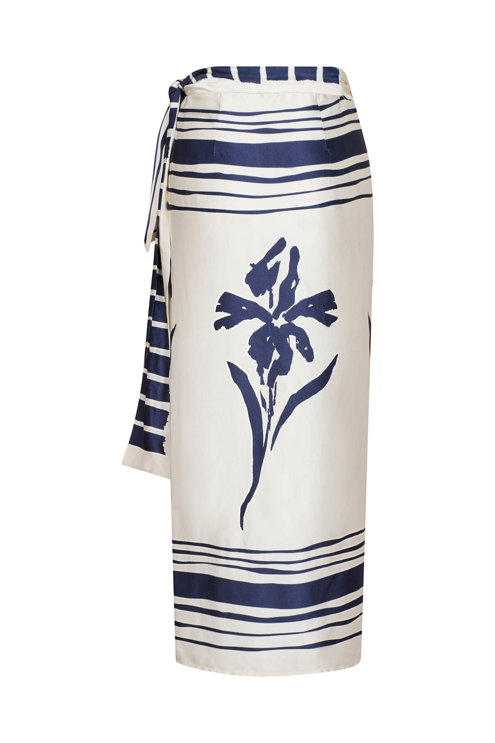 Luciana Skirt Ivory Navy