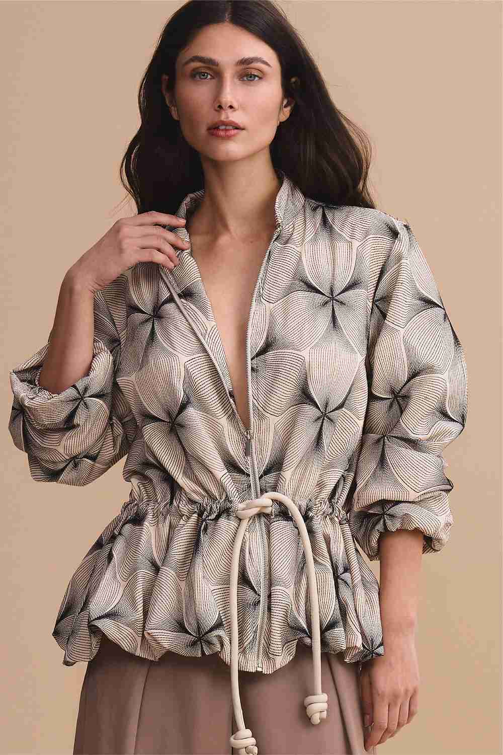 Marvao Jacket Ivory Black