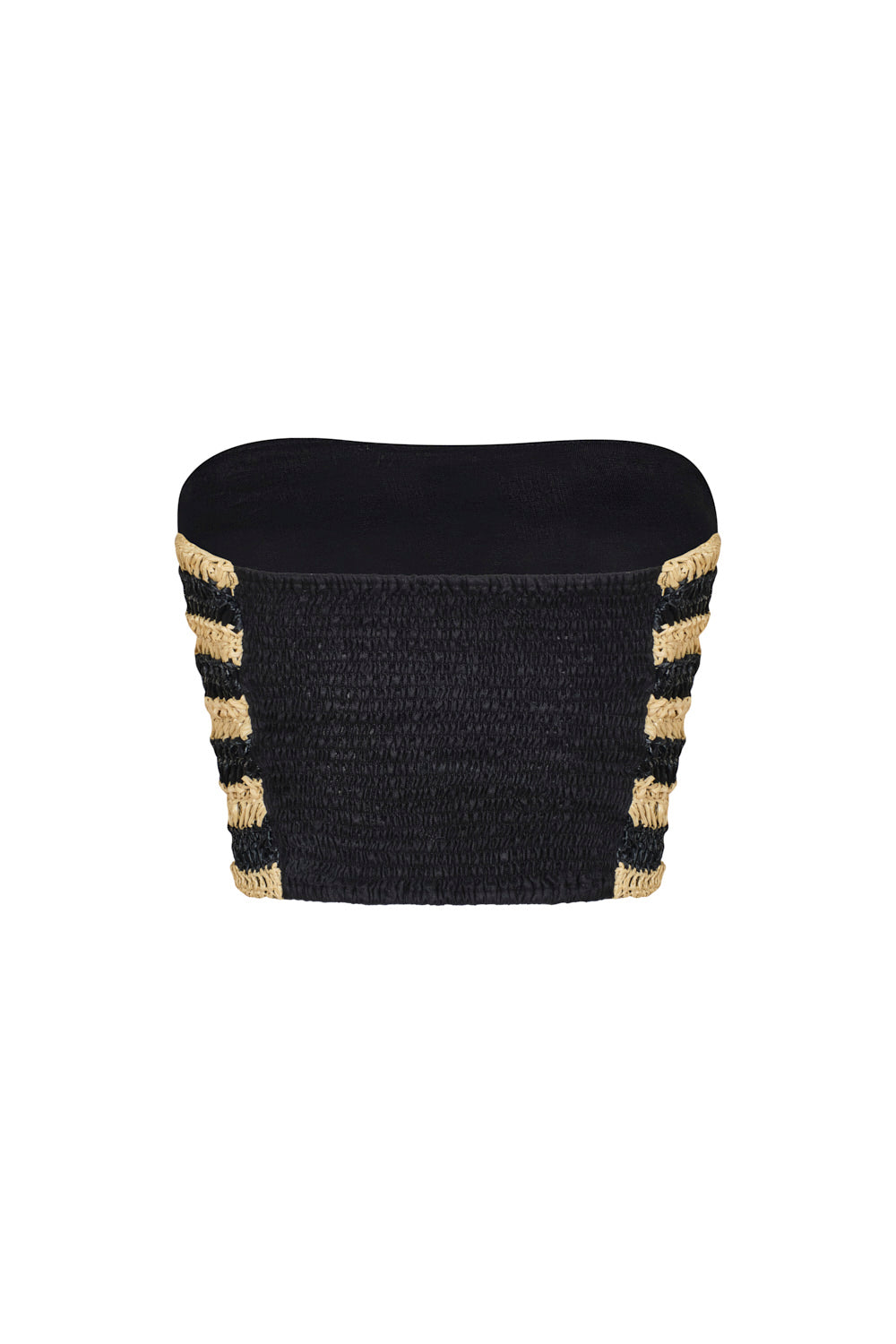 Memorias Crop Top Black Stripe