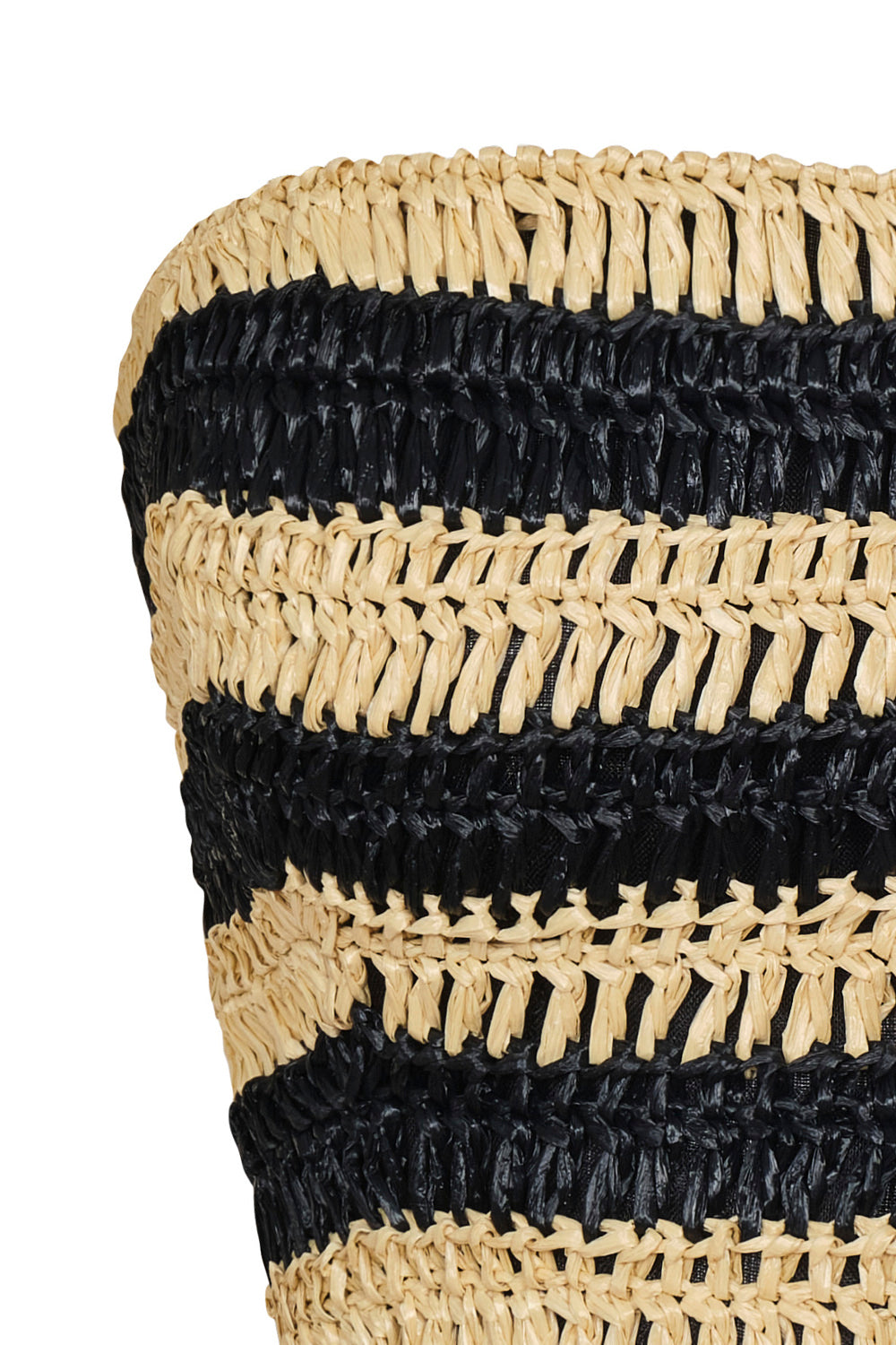 Memorias Crop Top Black Stripe