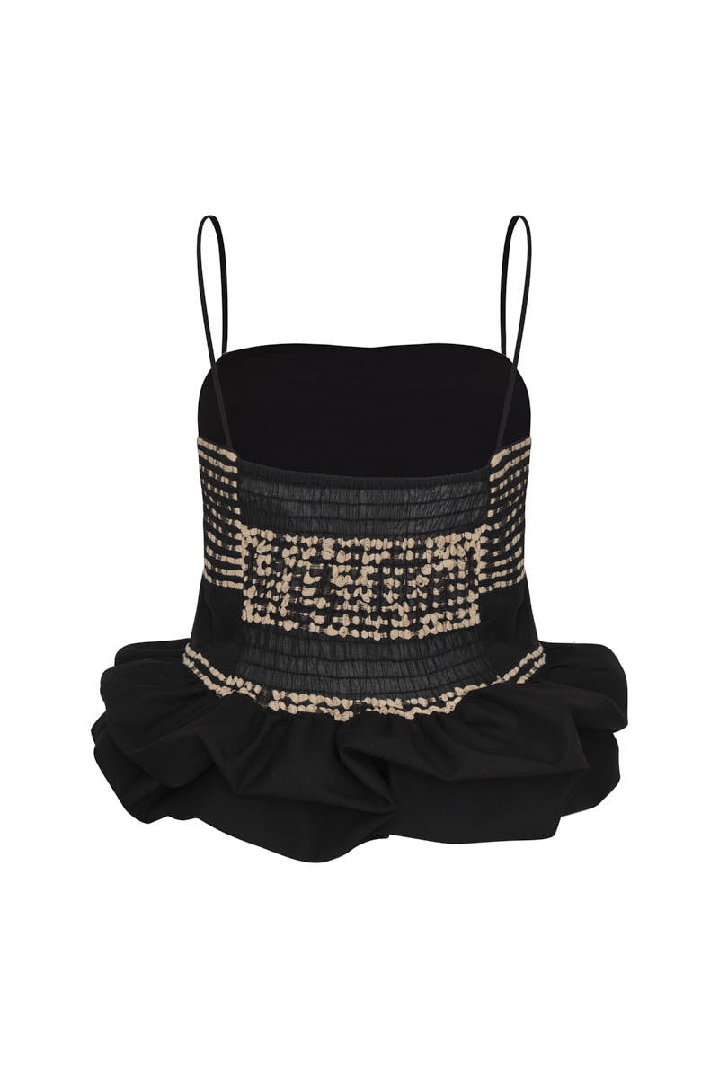 New Maia Crop Top Black