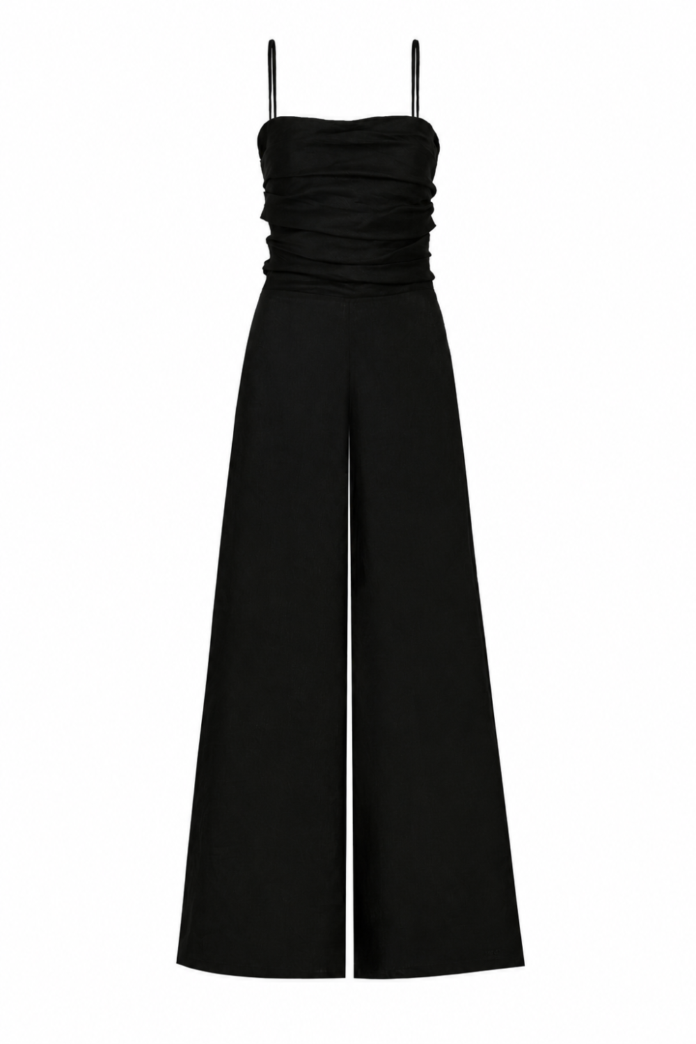 Nina Jumpsuit Black Linen
