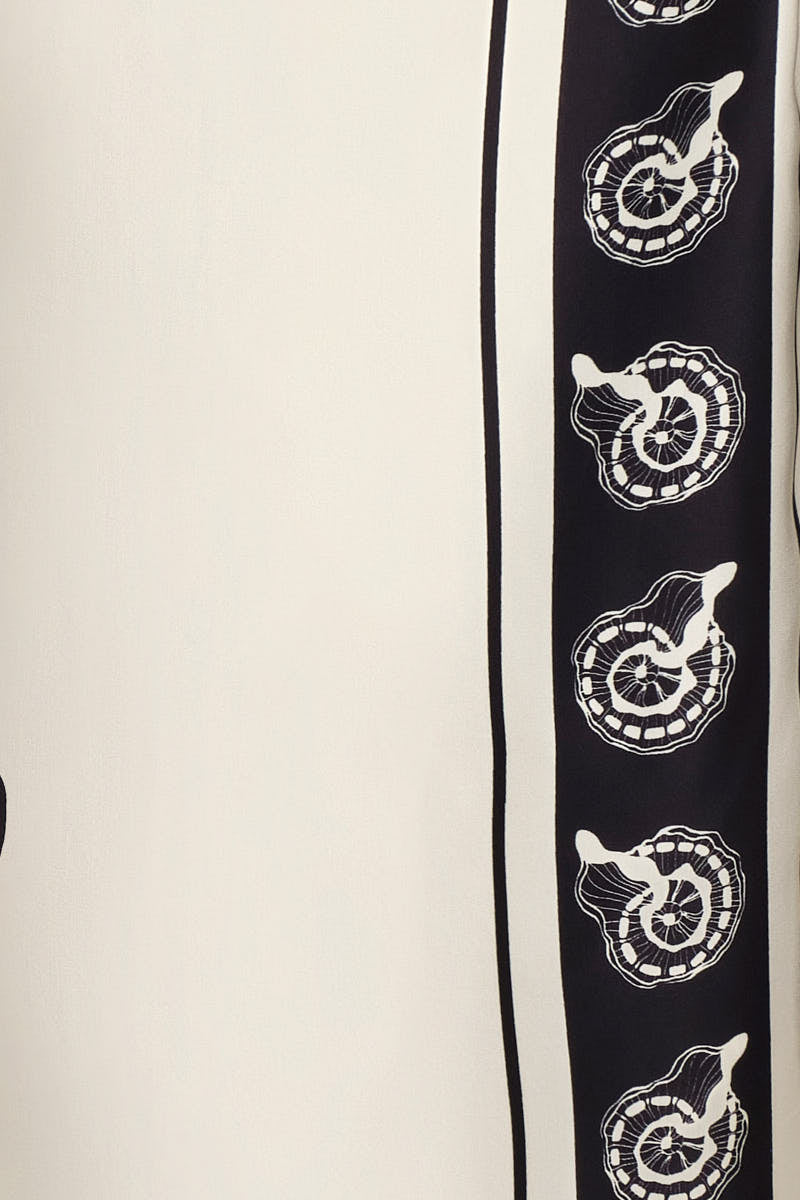 Coral Skirt Ivory Black
