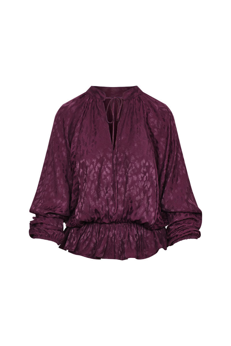Salento Mio Blouse Dark Purple