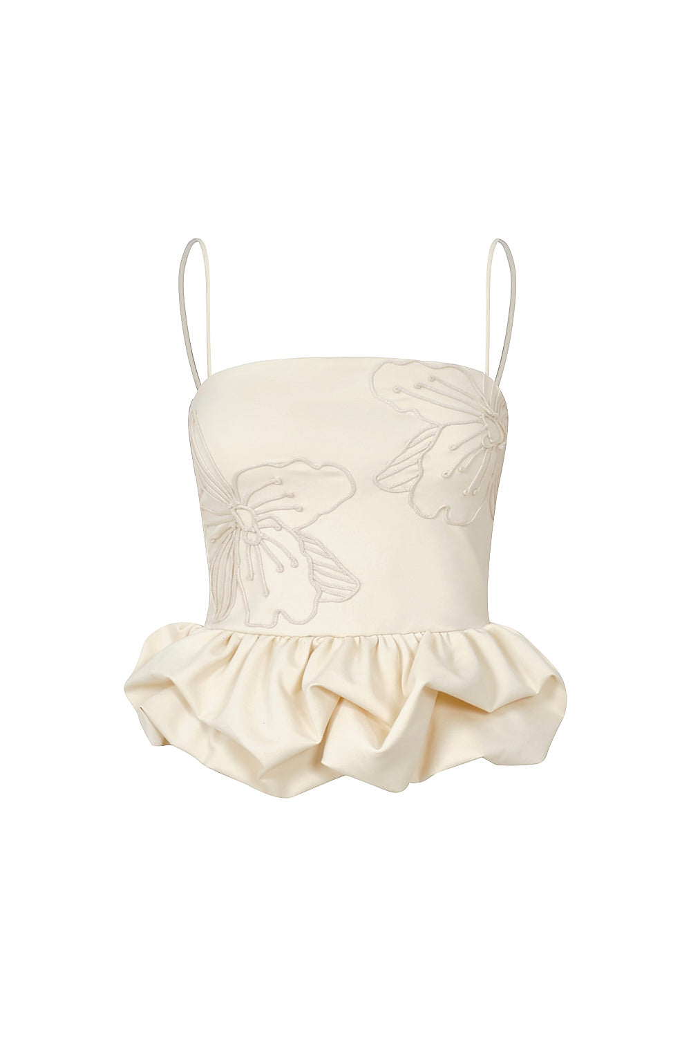 New Maia Vanilla Crop Top