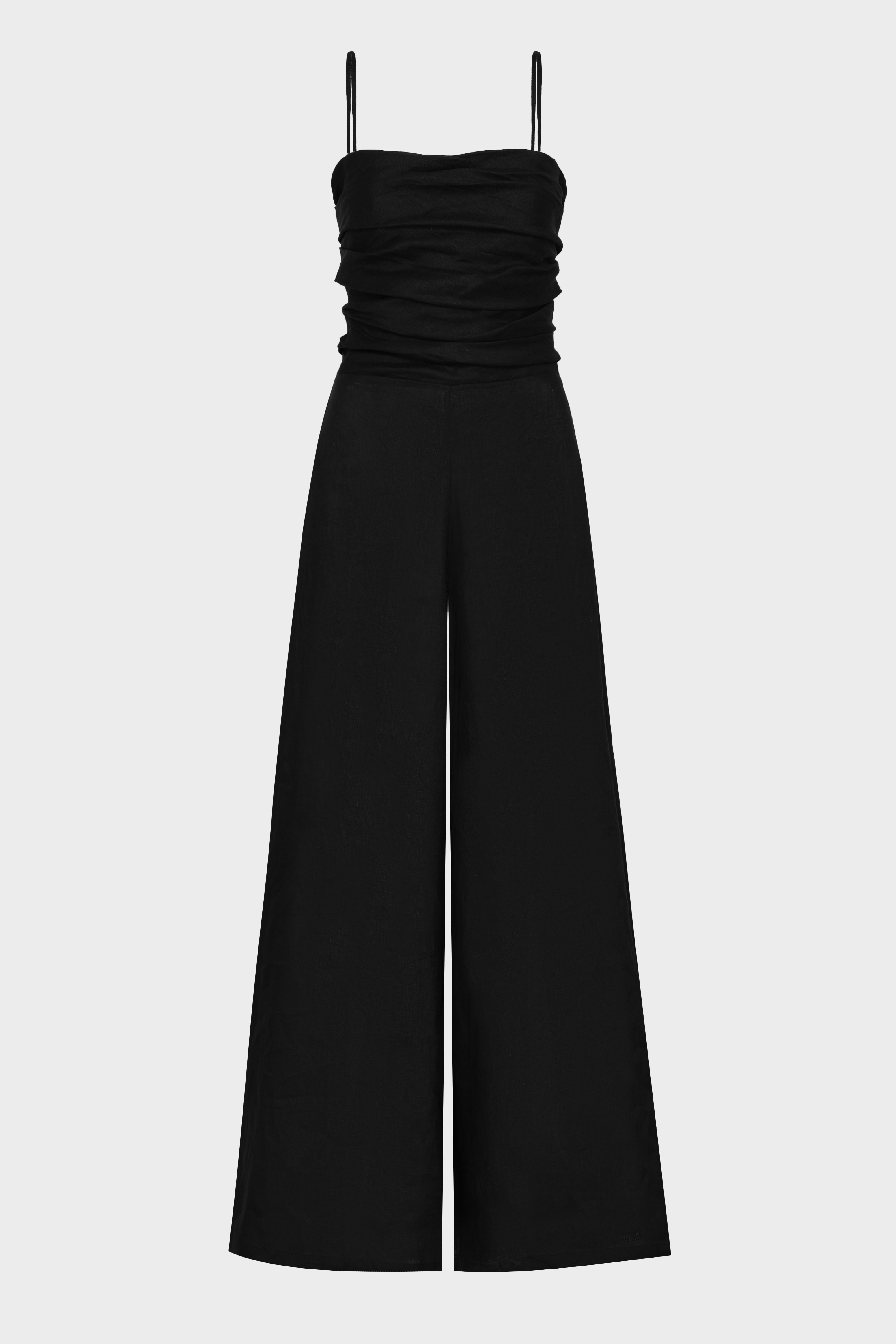 Mono de lino Nina – Negro