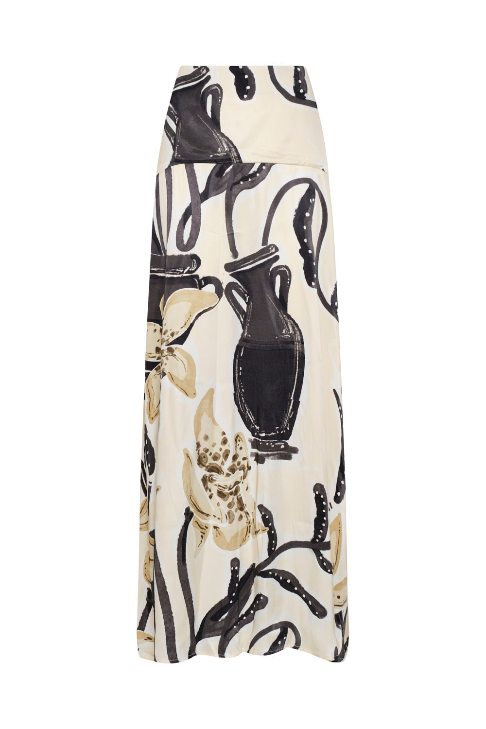 Solene Skirt Ivory Black