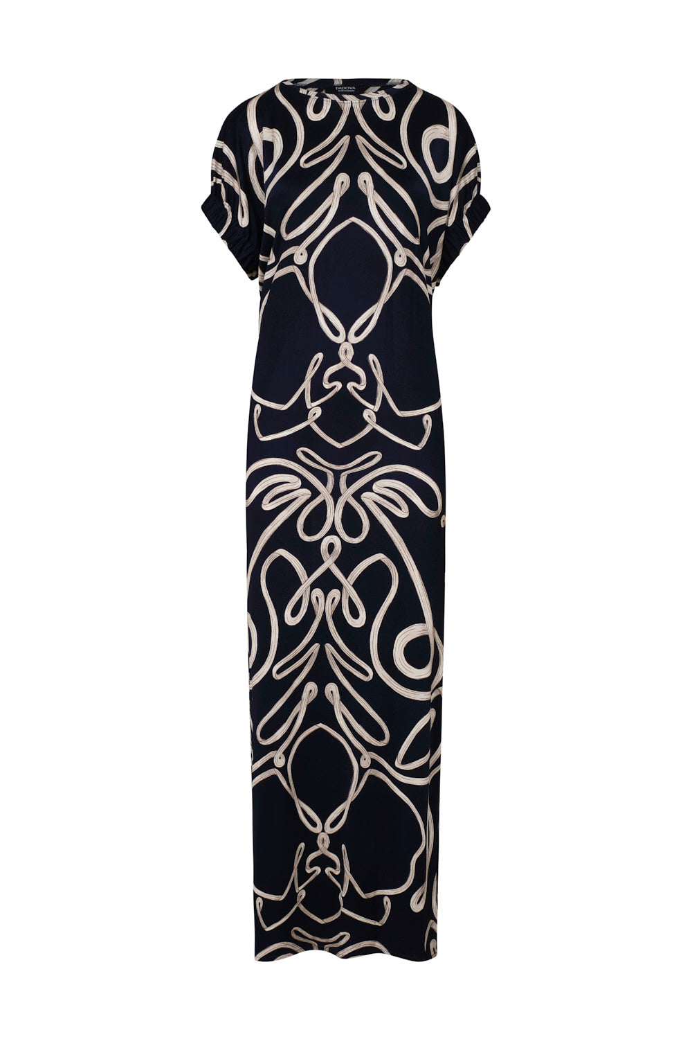 Navy Blue Rosedal Dress