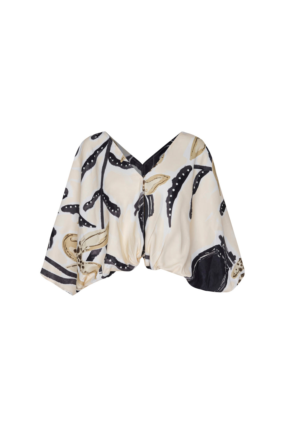 Providence Blouse Ivory Black