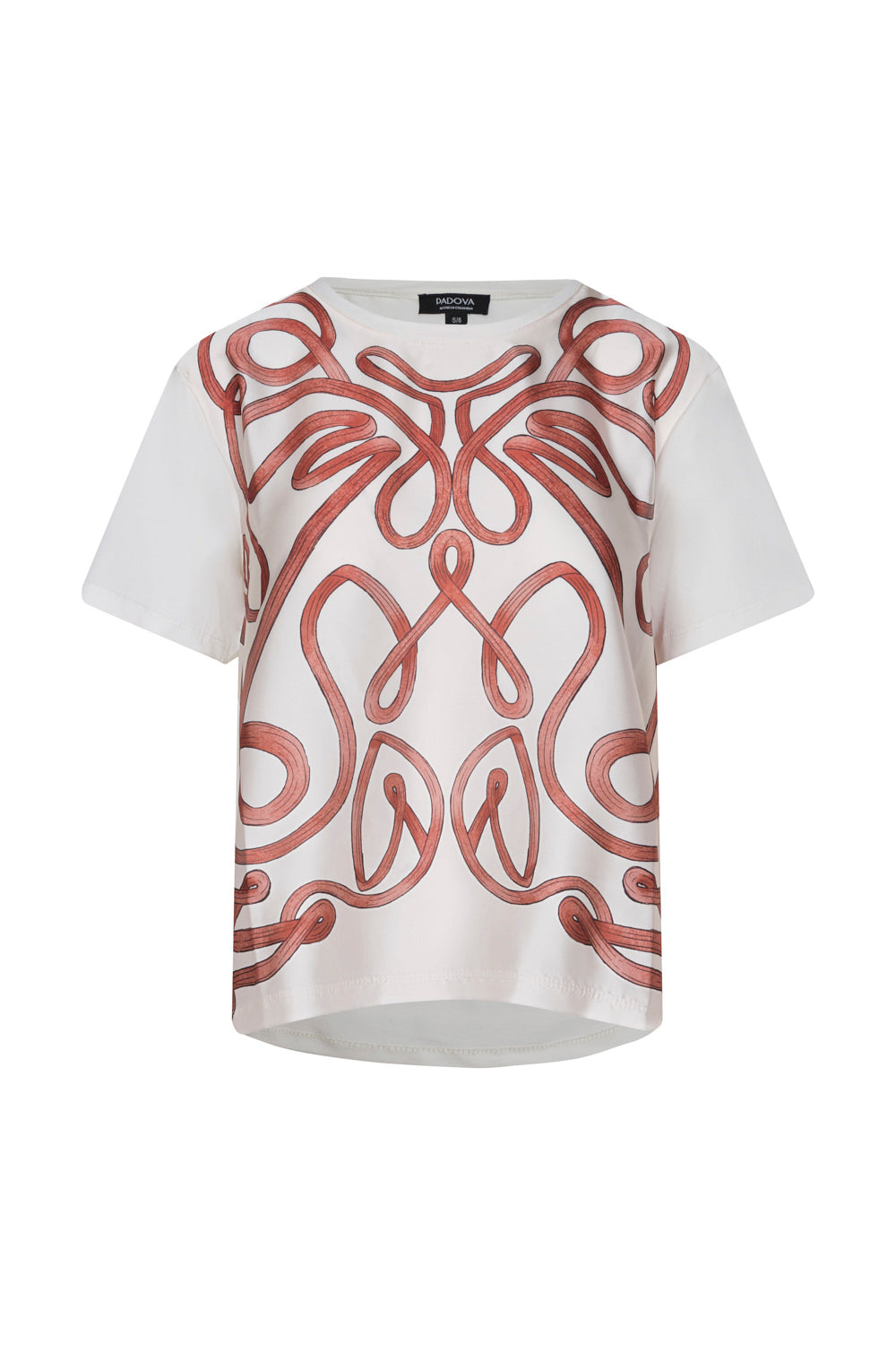 Lourdes Natural terracotta T-shirt