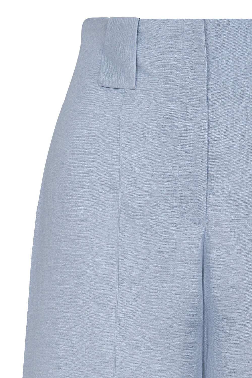 Nuevo pantalón de lino azul polvoriento Paulette