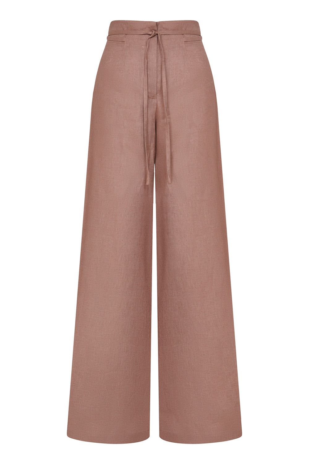 New Anabelle Mauve Linen Pants