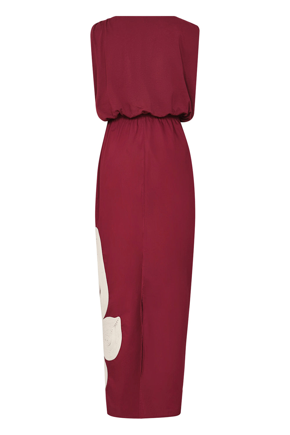 Monte Abbey Dress Burgundy
