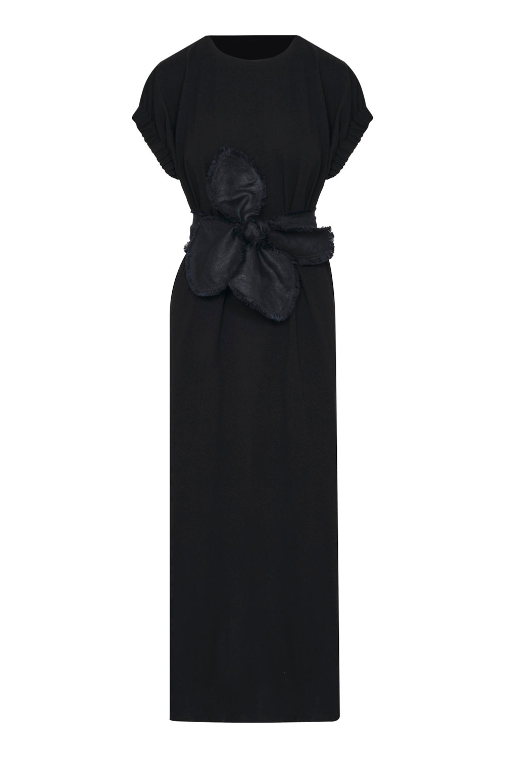 Rosedal Dress with Black Belt