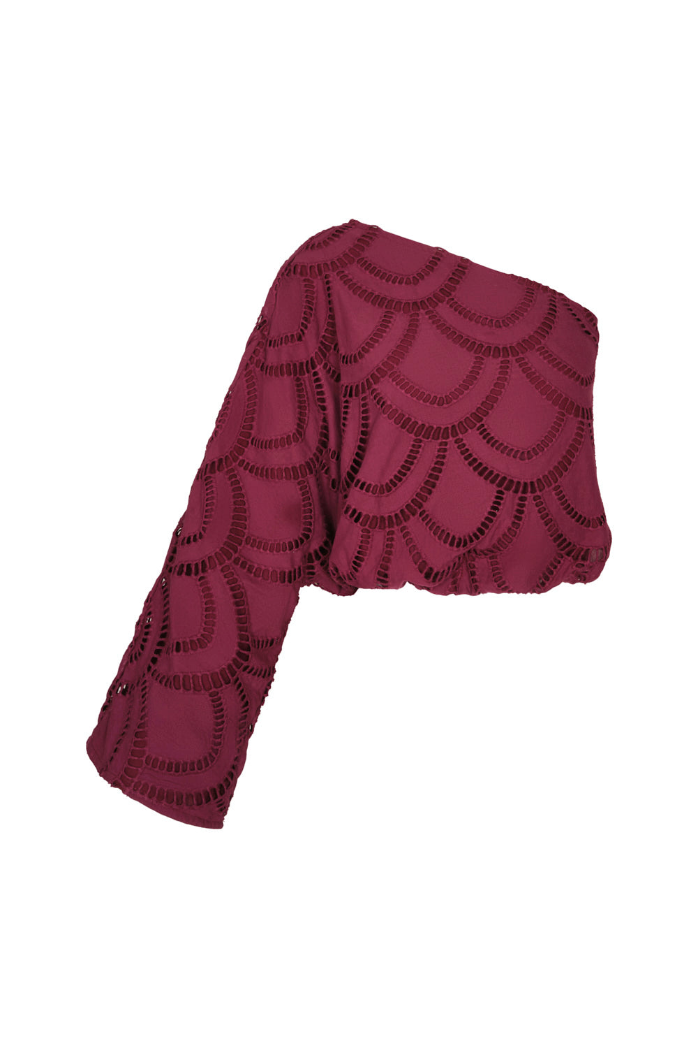 Ayla Blouse Burgundy