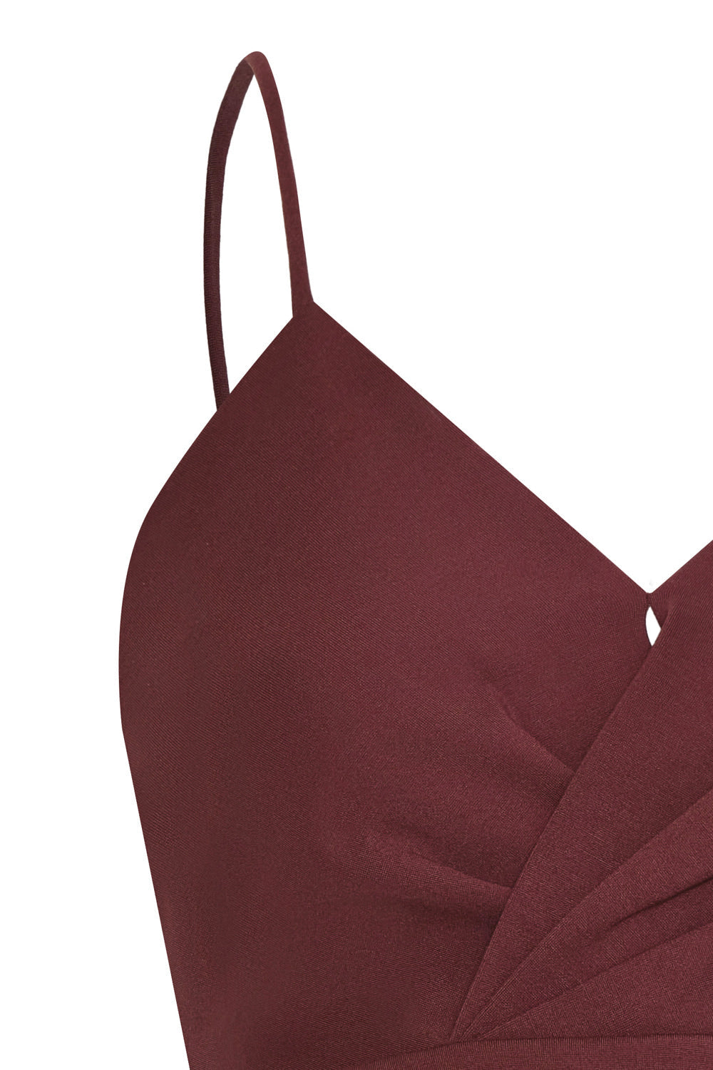Savia Crop Top Ruby Wine
