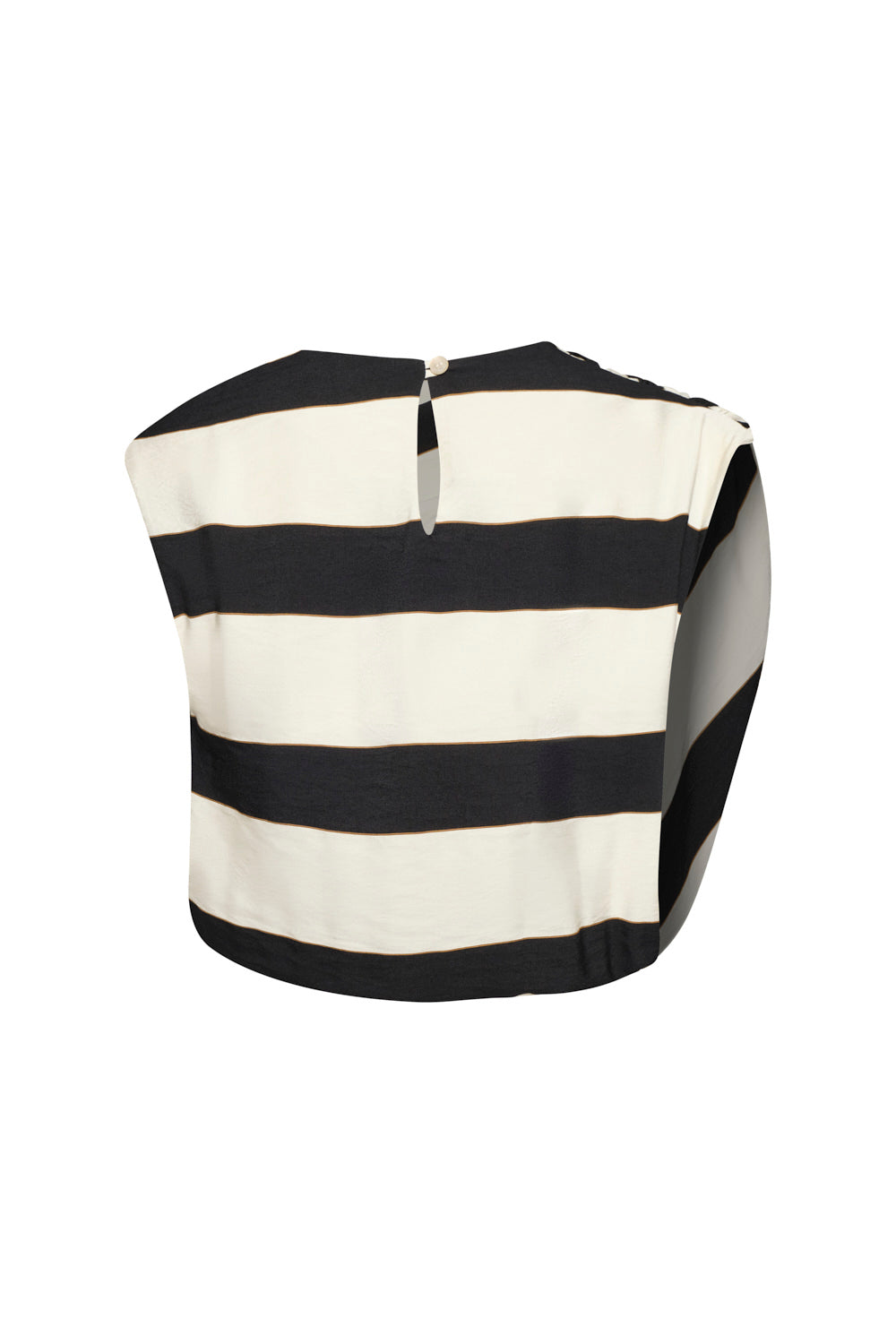 Aura de Jade Blouse Ivory Black