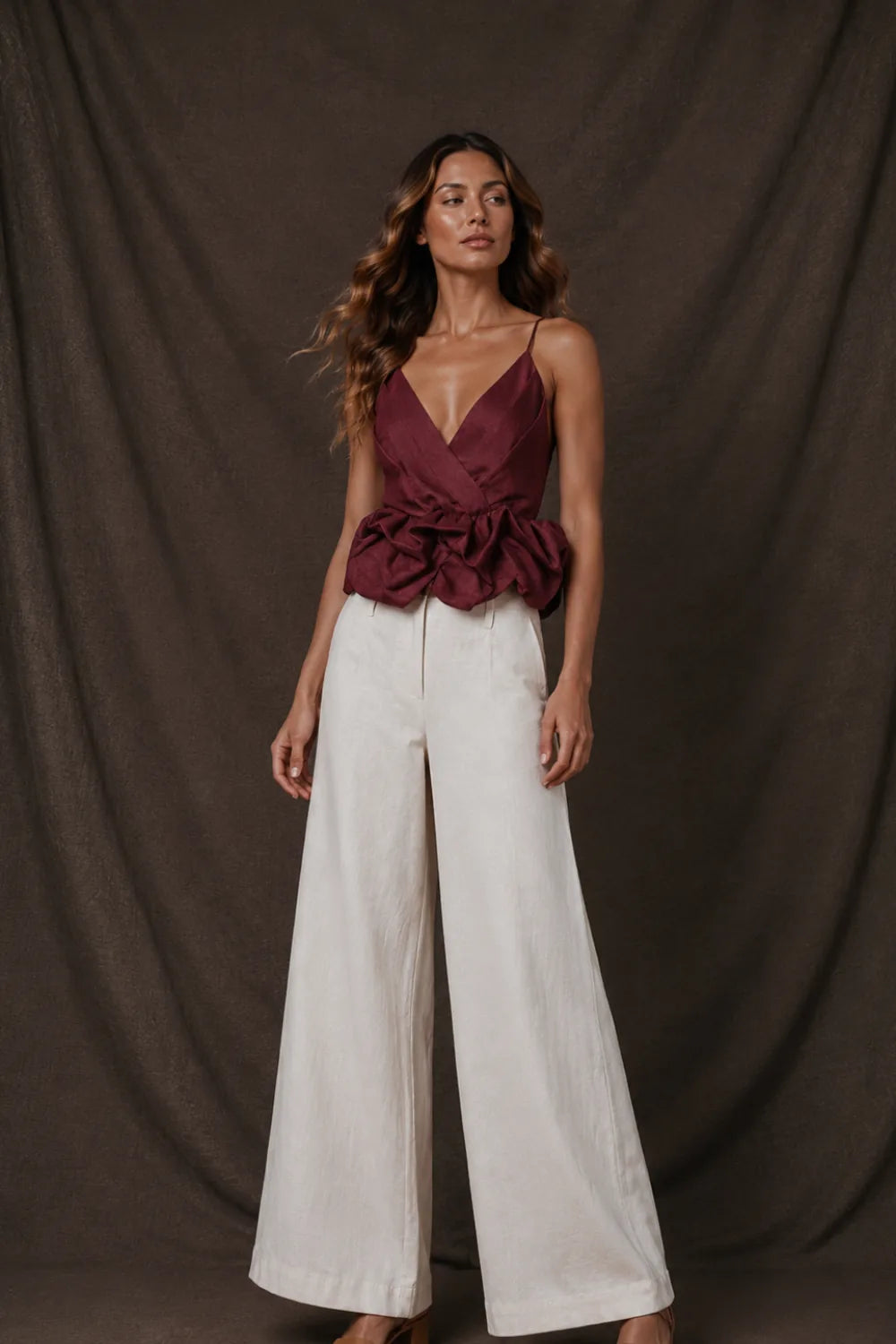 Sintra Blouse Maroon