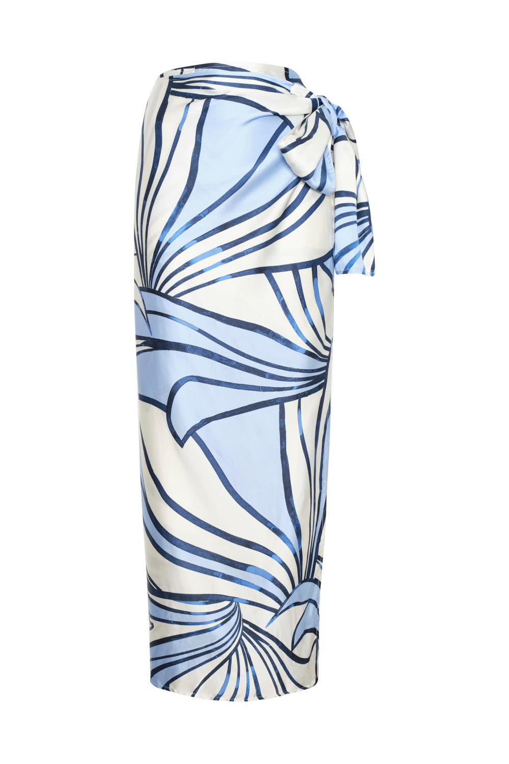 Samoa Skirt Ivory Blue