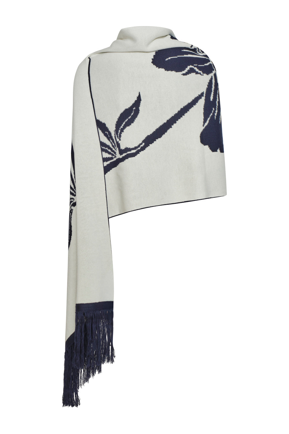 Yu Moon Scarf Blue Natural