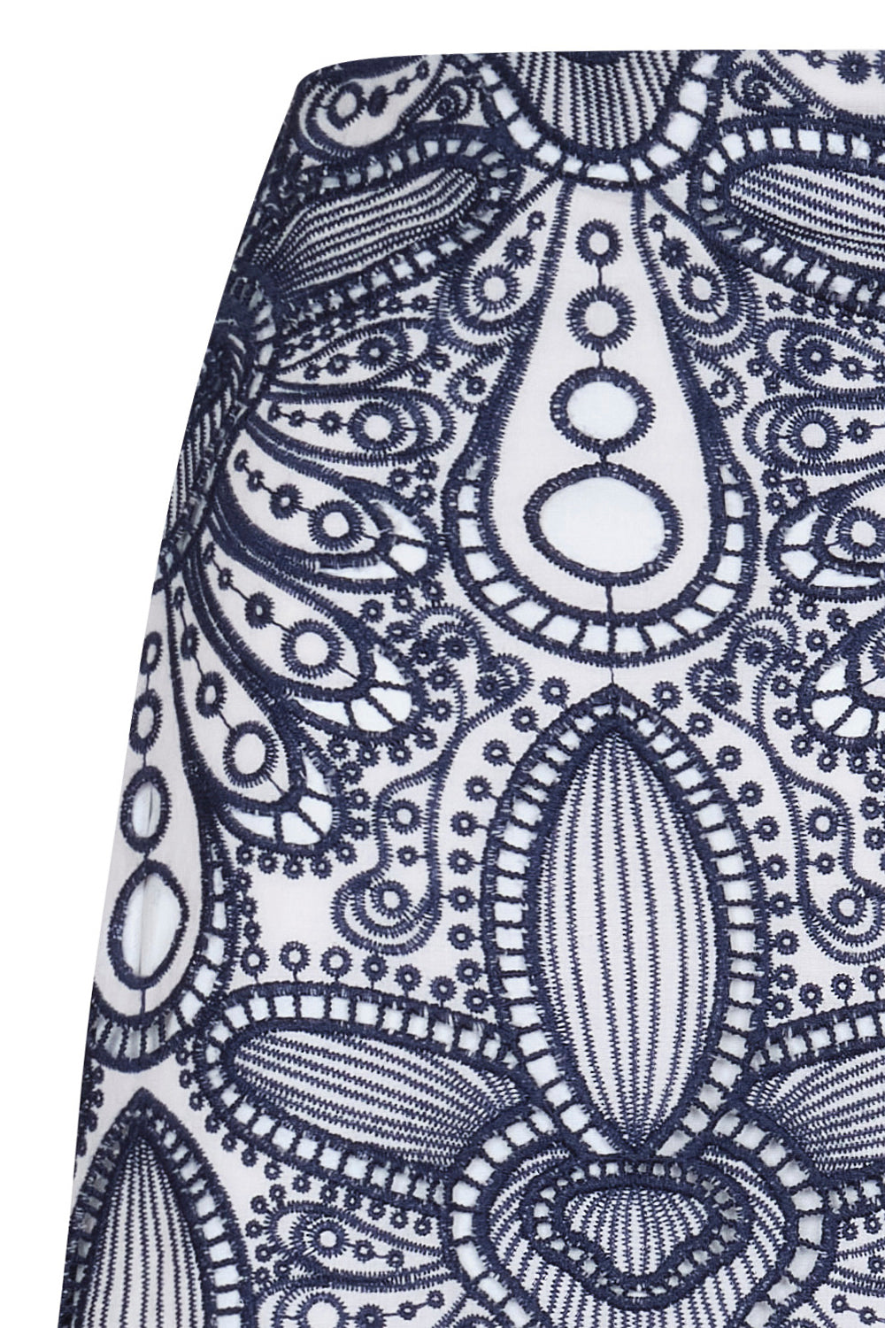 Marsella Skirt Ivory Navy