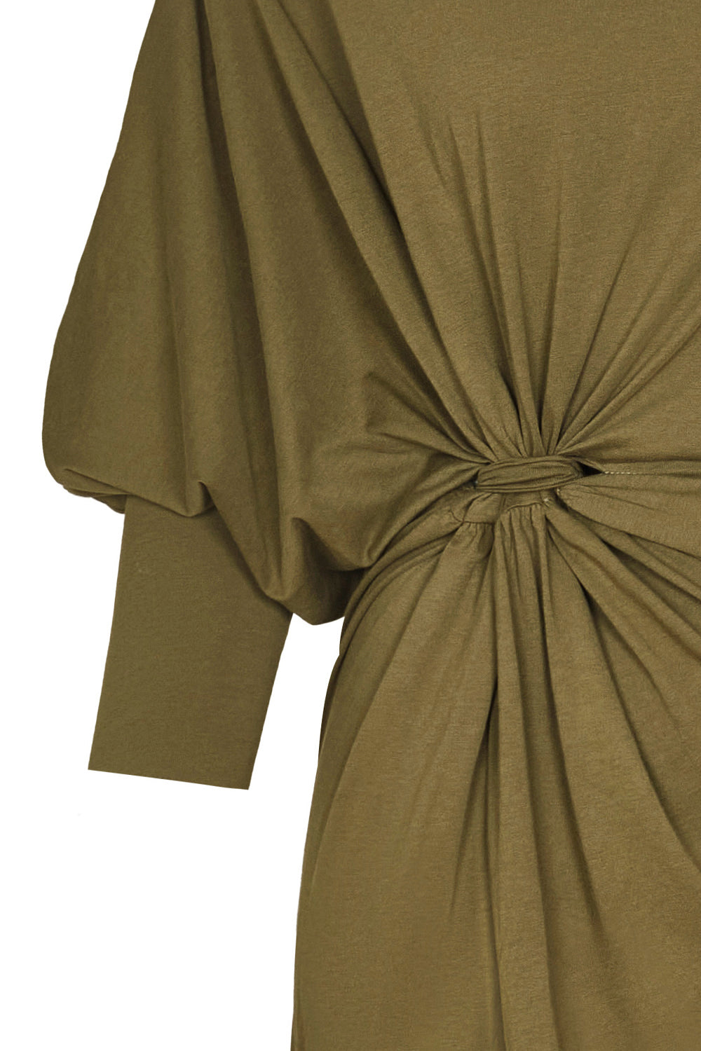 Monte Fuji Olive Green Dress