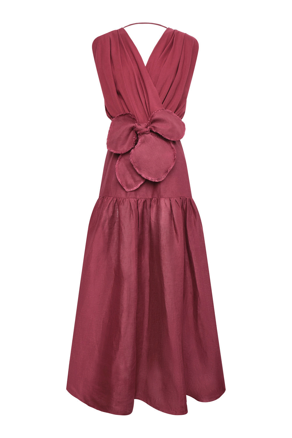 Vasco Dress Burgundy