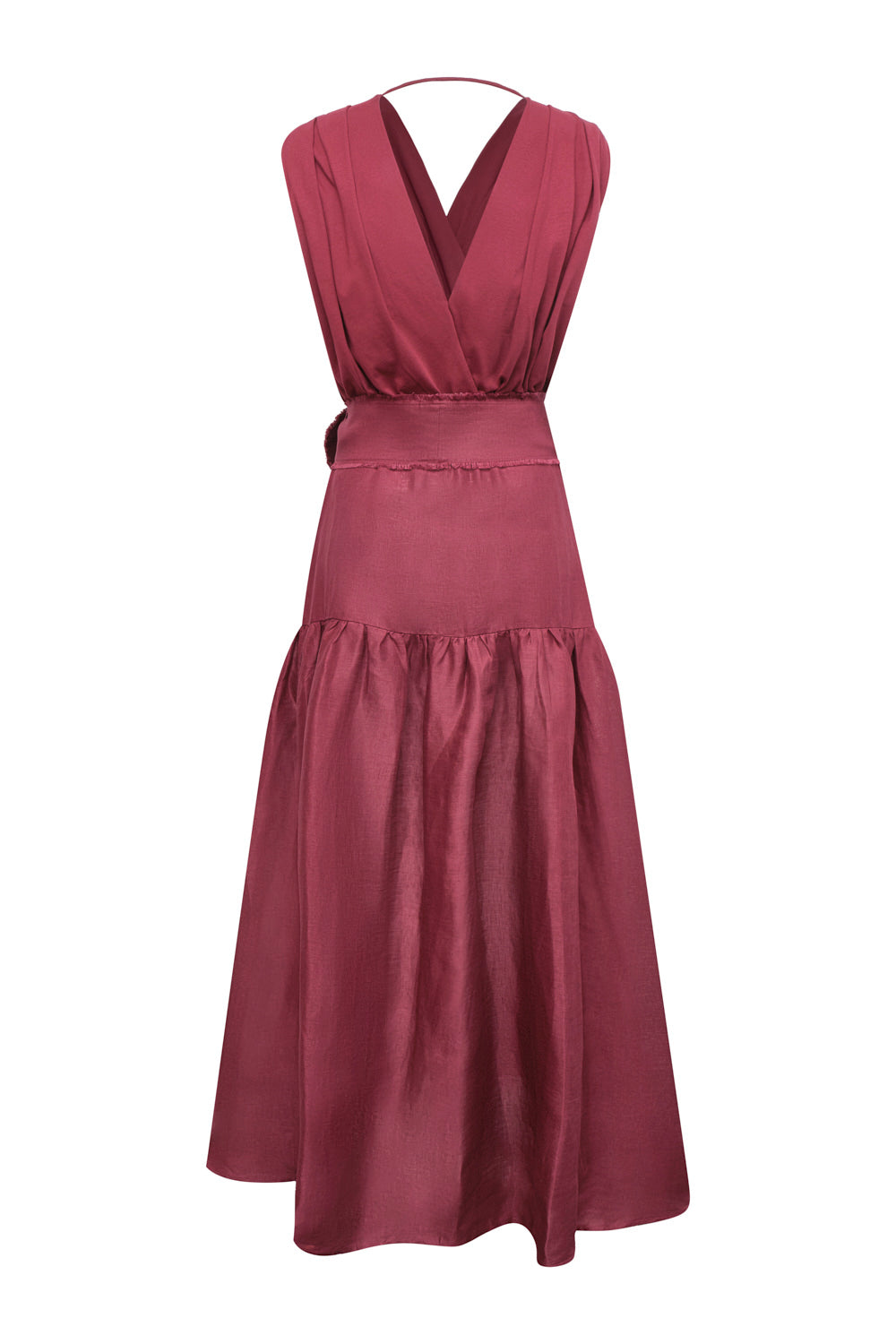 Vasco Dress Burgundy
