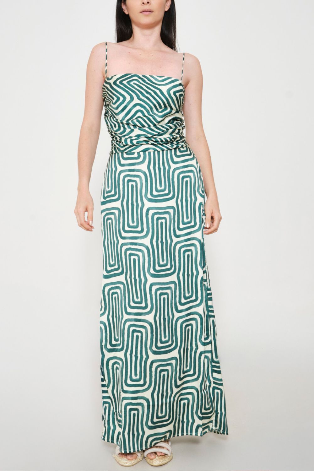 Zafira emerald dress